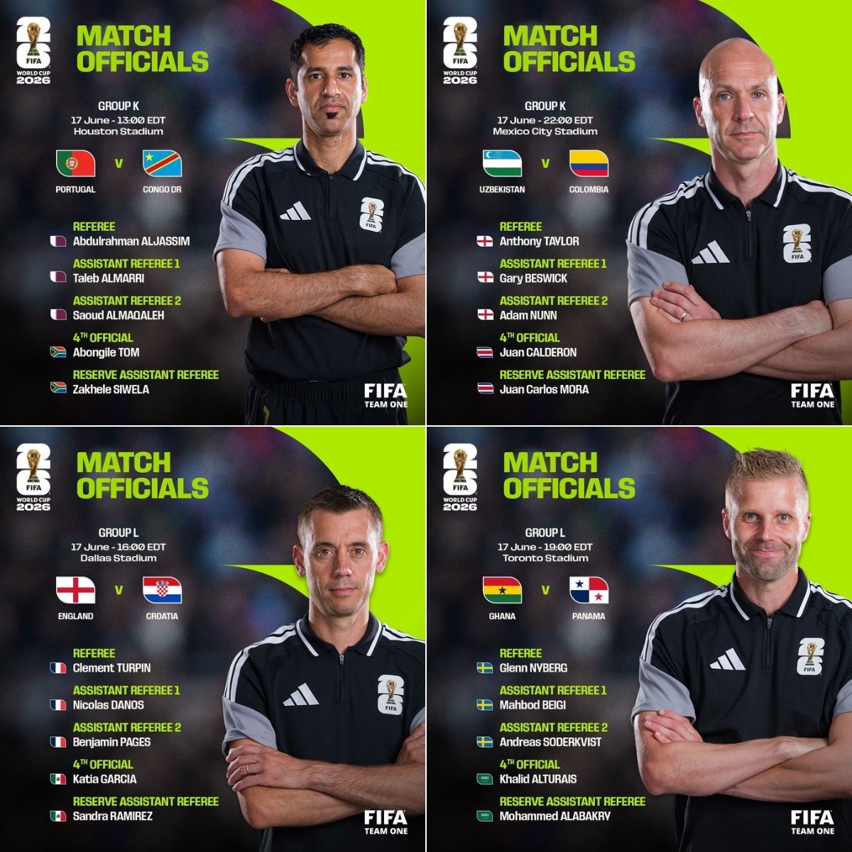马宁连续两届世界杯首轮零执法,傅明已获SVAR任务 马宁连续两届世界杯首轮零执法,傅明已获SVAR任务