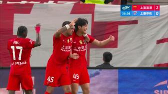 德比复仇!海港2-0申花,莱昂纳多李新翔建功反超积分 德比复仇!海港2-0申花,莱昂纳多李新翔建功反超积分