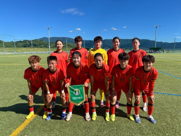 中日韩青少年运动会第二场:中国U18女足集训队0-0日本U18女足